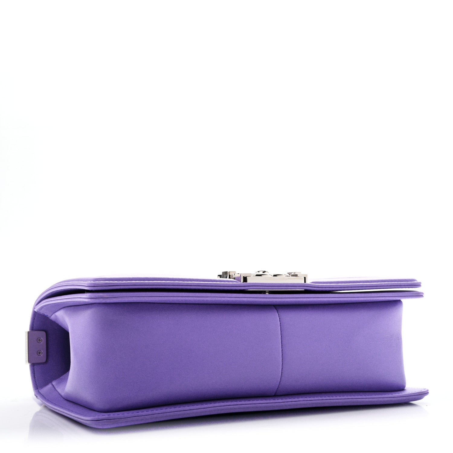 Chanel Calfskin Quilted Medium Boy Flap Purple 4 of 12