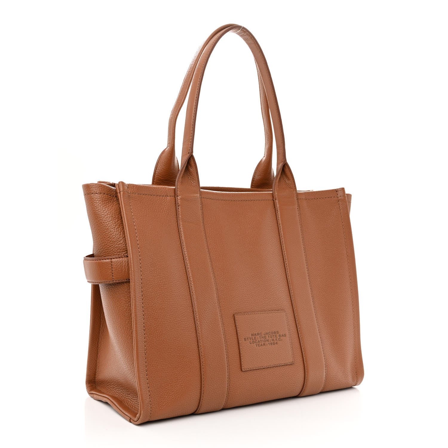 Marc Jacobs Grained Calfskin Large The Tote Bag Argan Oil 2 of 10