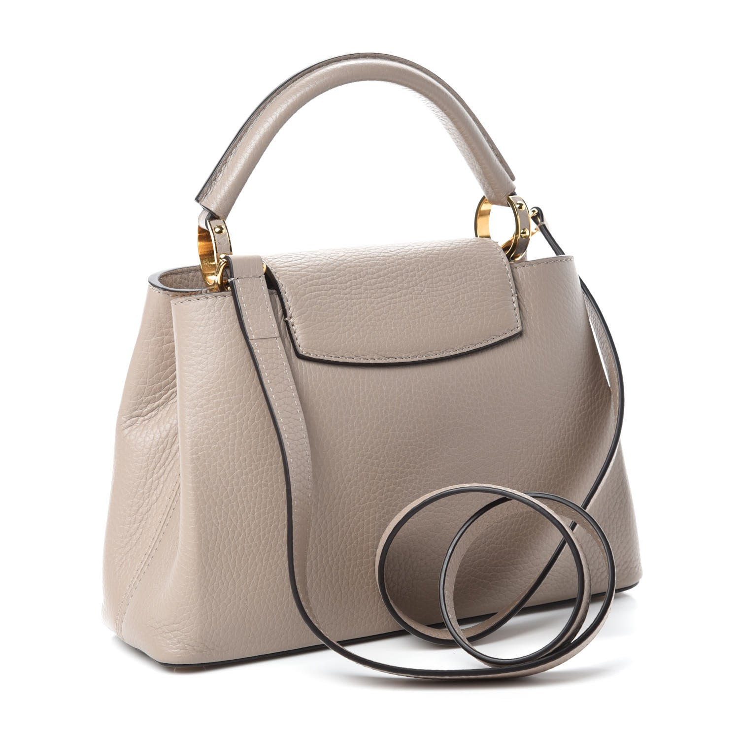 Louis Vuitton Taurillon Capucines BB Galet 3 of 12
