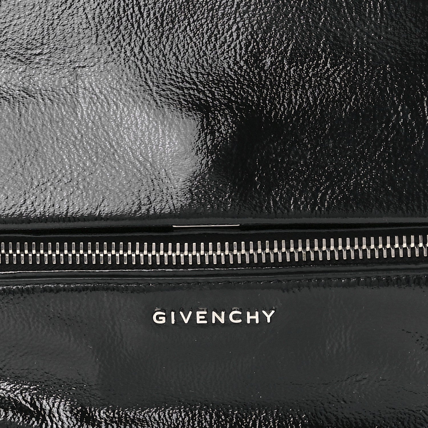 Givenchy Patent Medium Pandora Pure Flap Bag Black 7 of 9