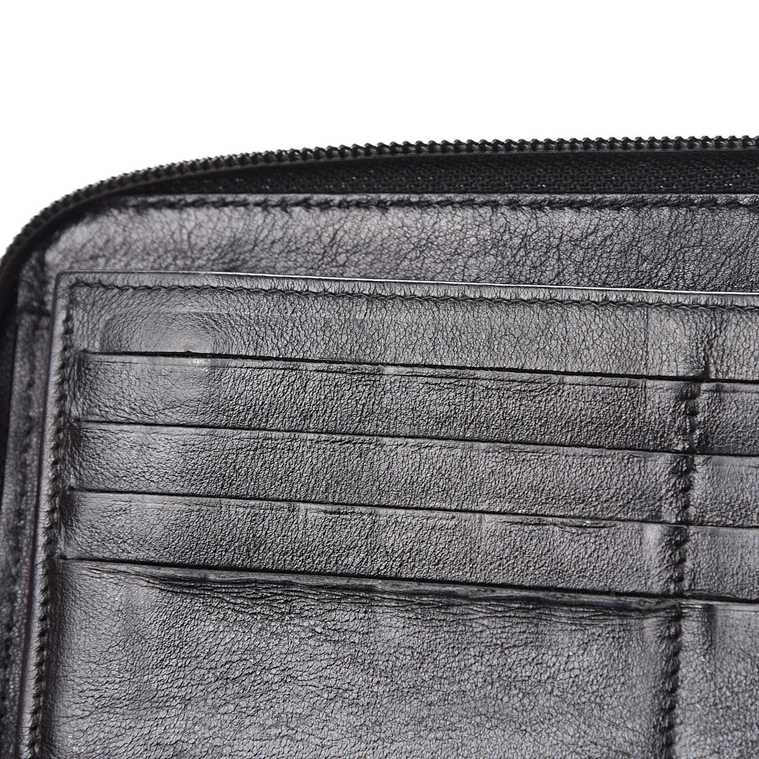 Chanel Caviar Large Timeless CC Zip Around Organizer Wallet Black 10 of 12