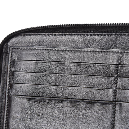 Chanel Caviar Large Timeless CC Zip Around Organizer Wallet Black 10 of 12