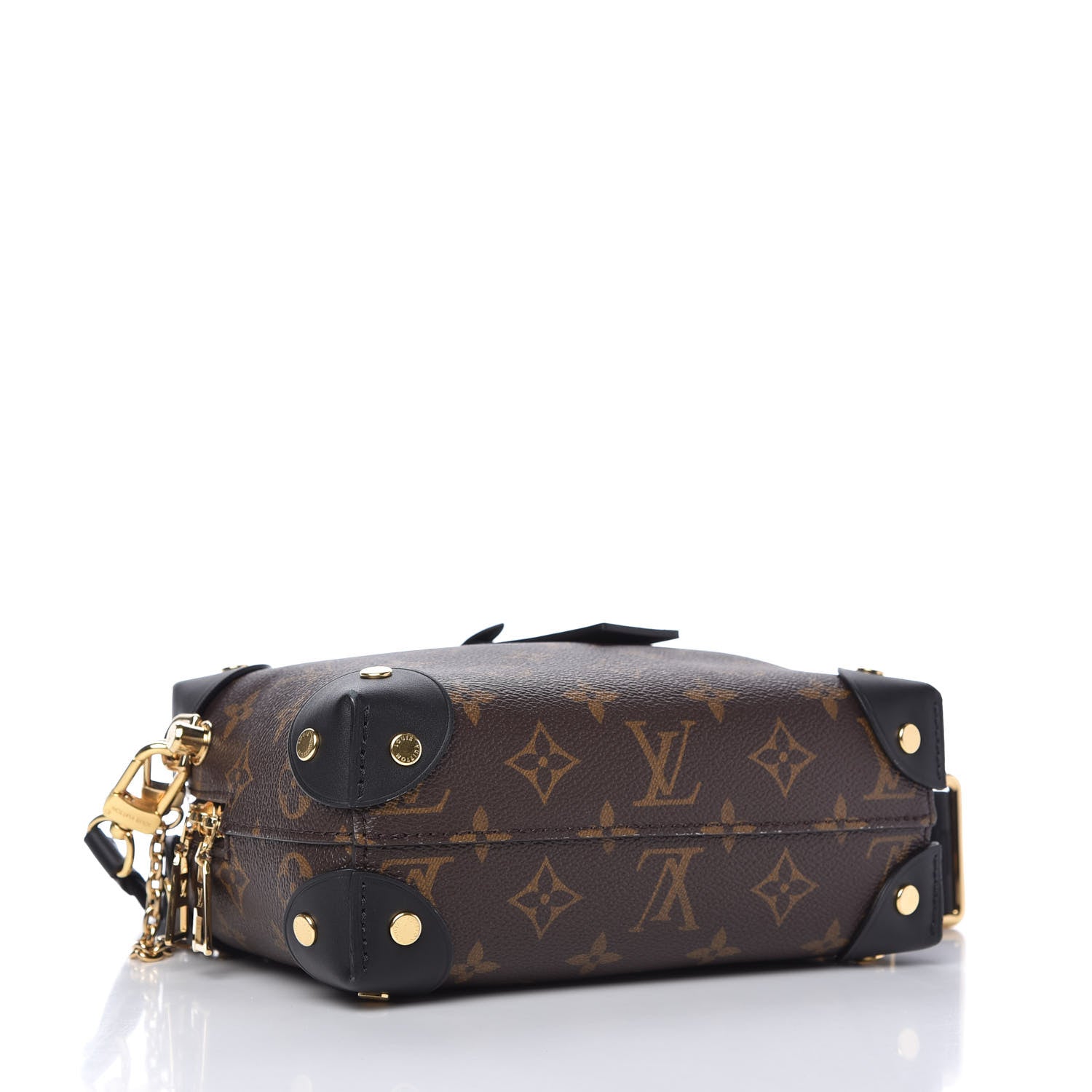 Louis Vuitton Monogram Petite Malle Souple Black 4 of 10