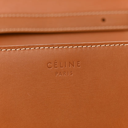 Celine Natural Calfskin Medium Classic Box Flap Bag Tan 7 of 11