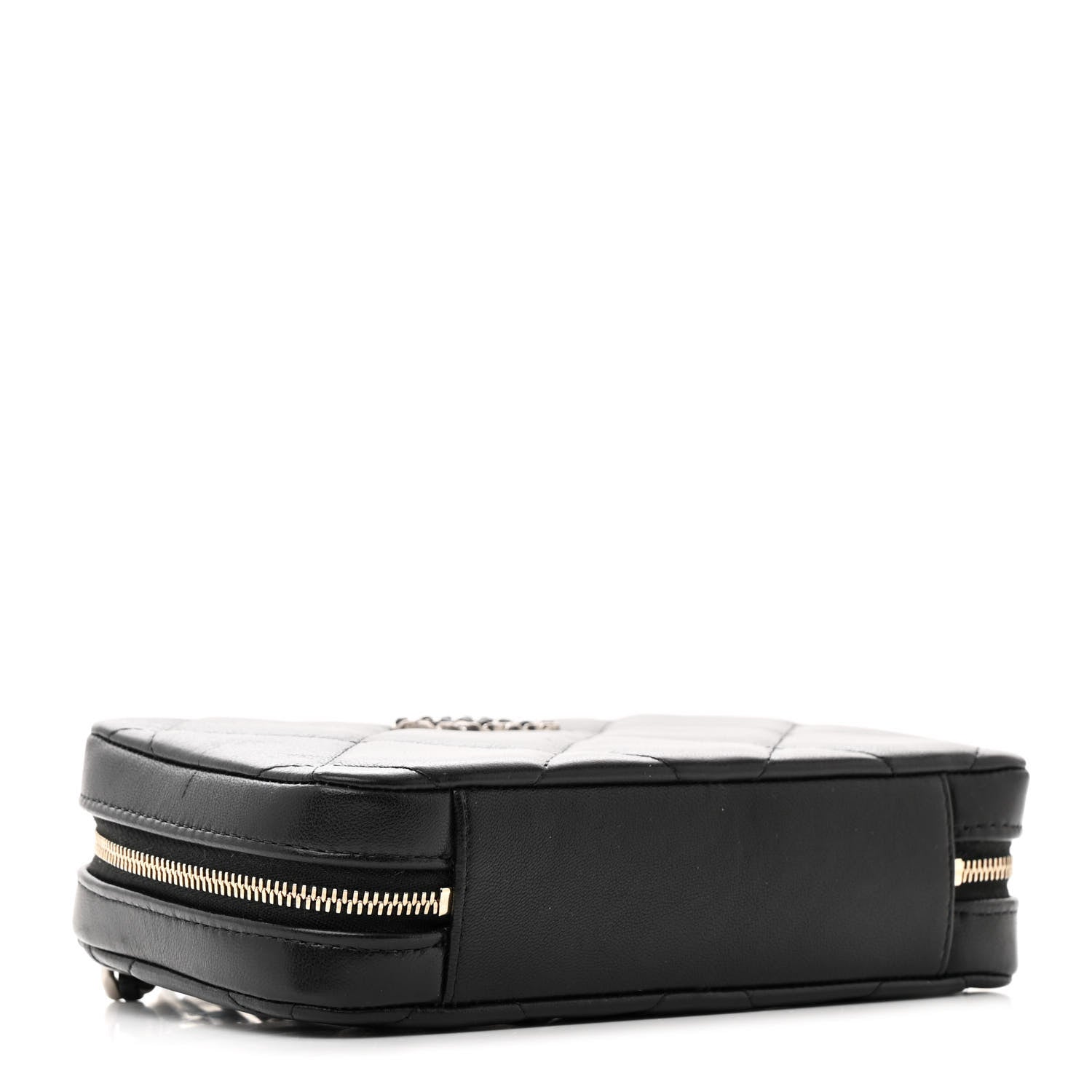 Chanel Goatskin Quilted Chanel 19 Camera Crossbody Case Black 4 of 11