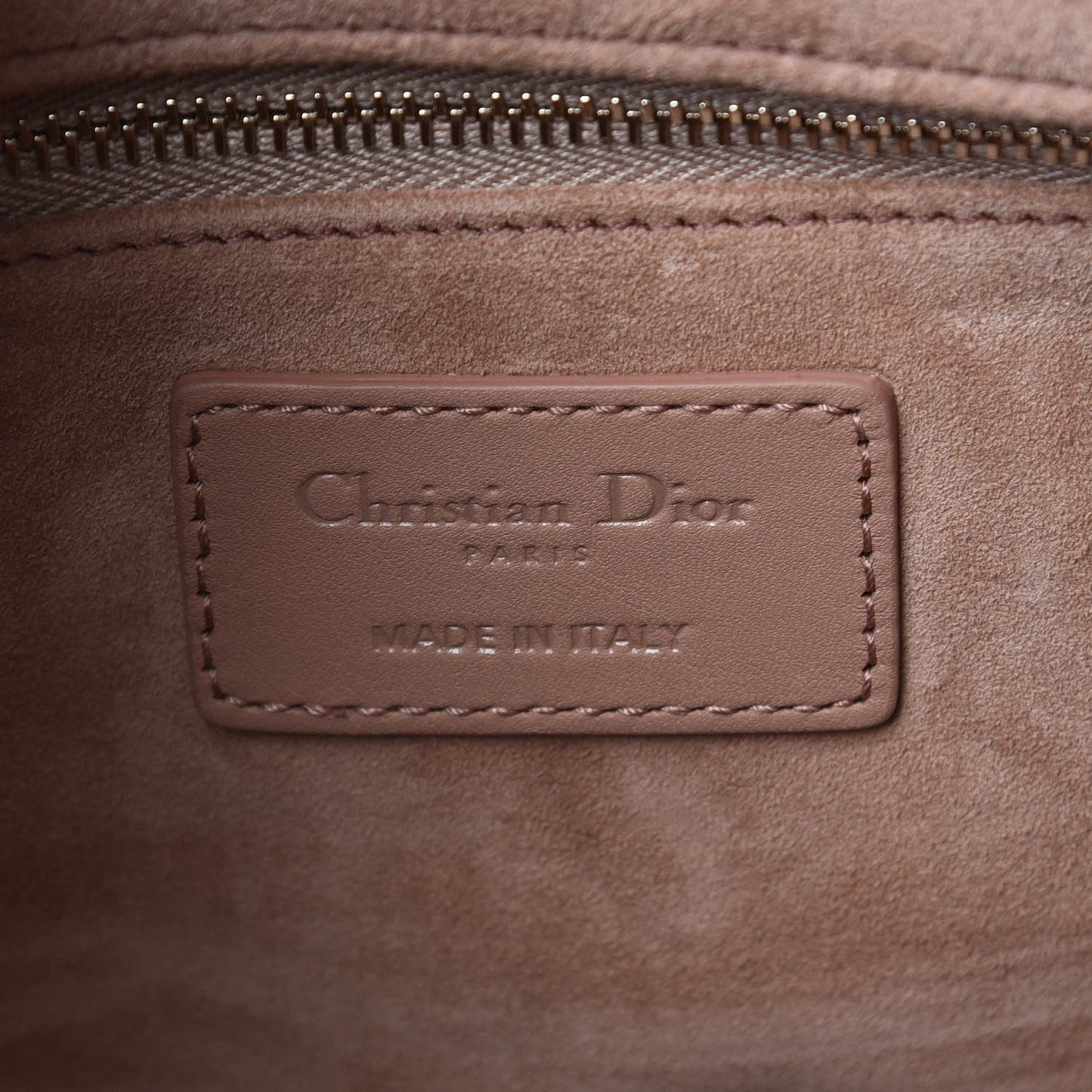 Ultra Matte Calfskin Cannage Medium Lady Dior Beige