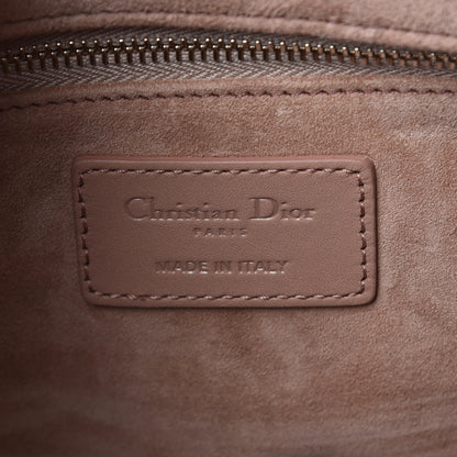 Christian Dior Ultra Matte Calfskin Cannage Medium Lady Dior Beige 6 of 10