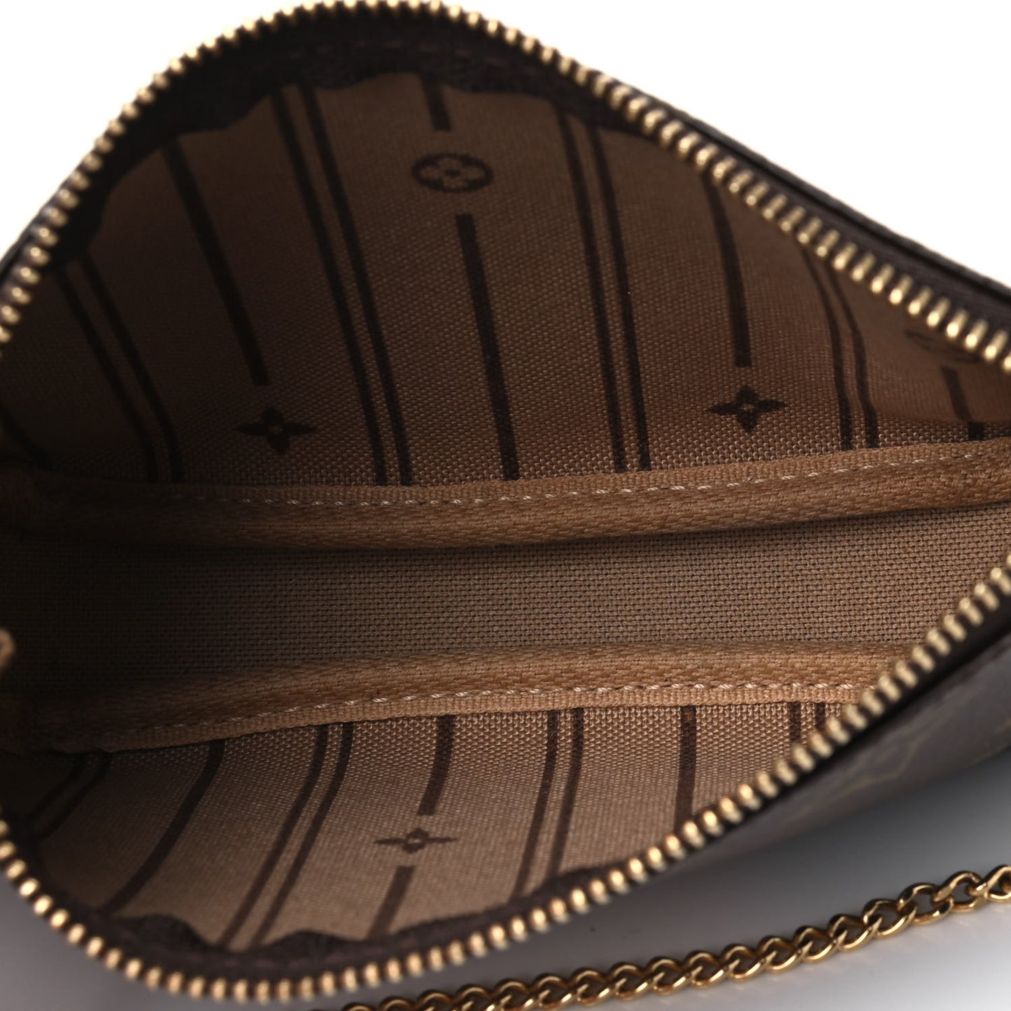 Monogram Complice Trunks and Bags Mini Pochette Accessories Beige