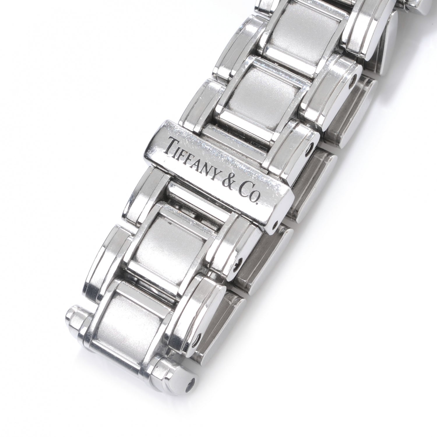 Tiffany Stainless Steel 25mm Atlas Quartz Watch Black 3 of 4