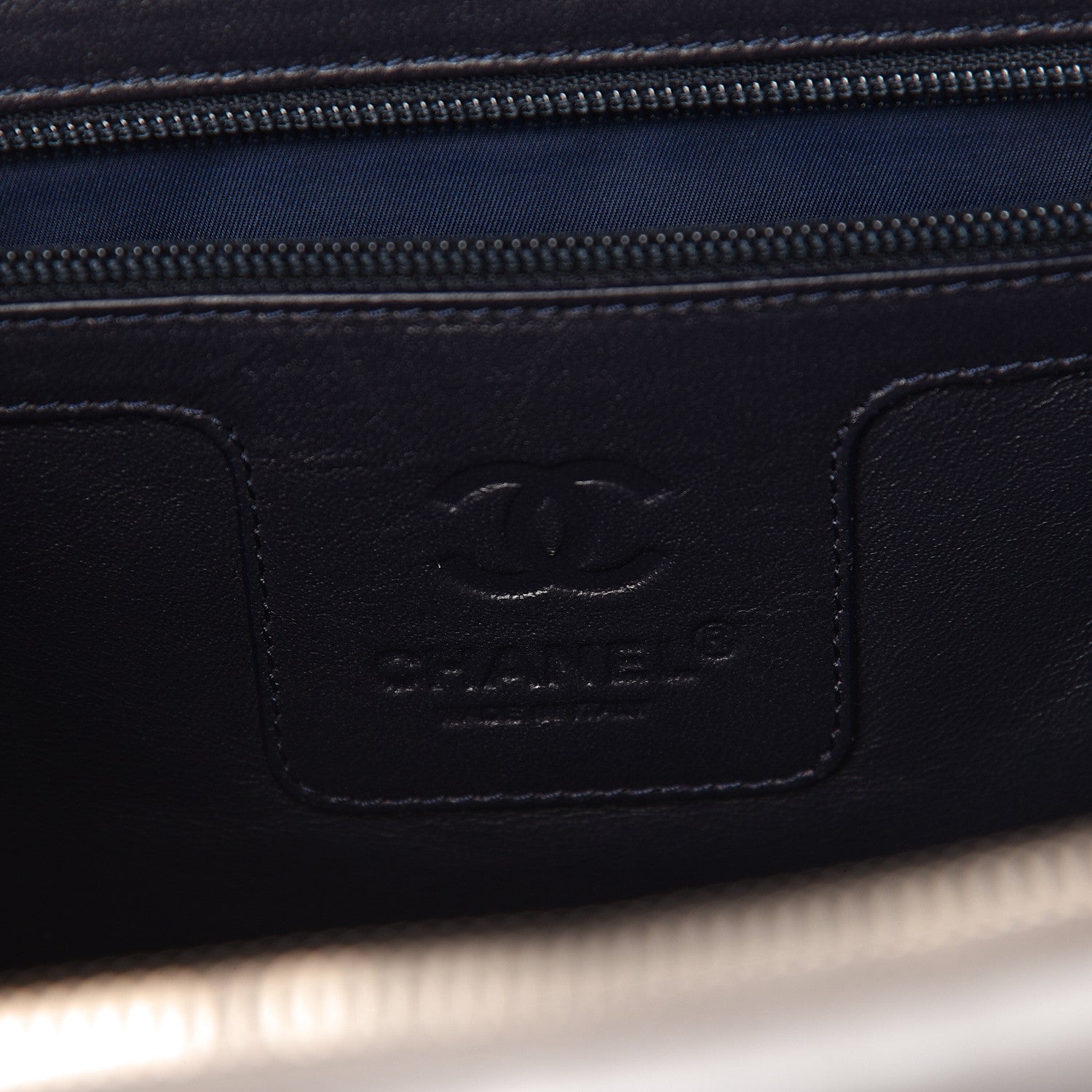 Chanel Metallic Lambskin Quilted Coco Cocoon Bowler Silver 6 of 17