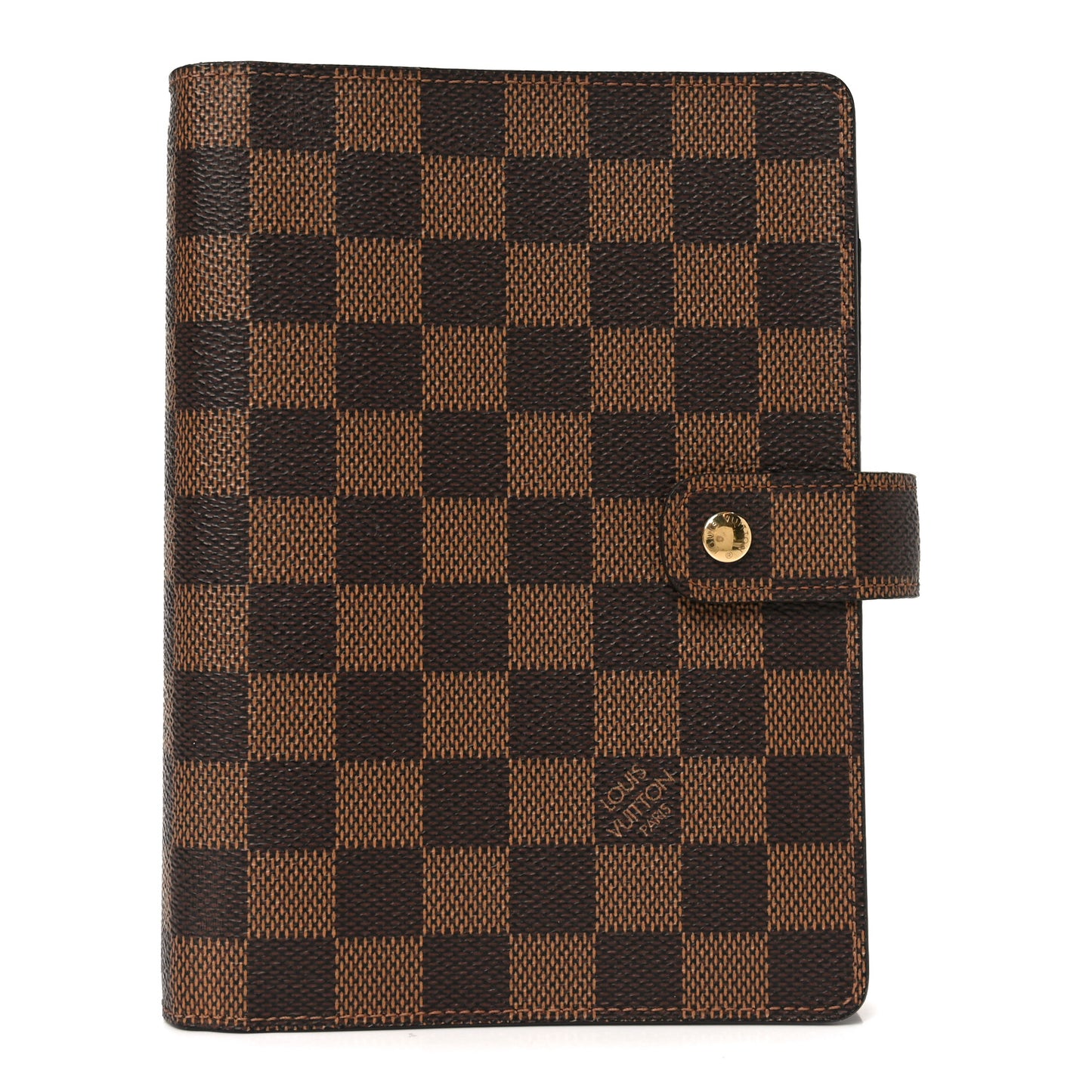 Damier Ebene Medium Ring Agenda Cover