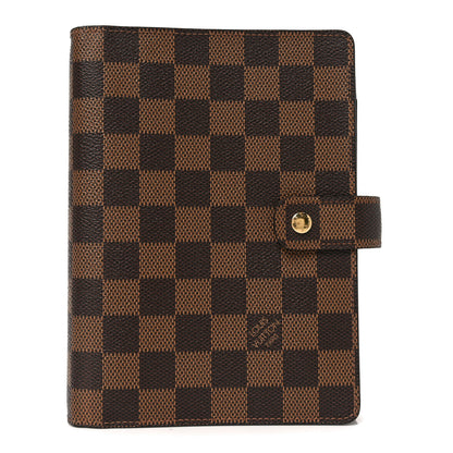 Louis Vuitton Damier Ebene Medium Ring Agenda Cover 1 of 6