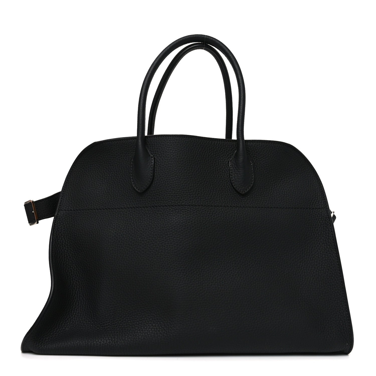 The Row Matte Grained Calfskin Soft Margaux 15 Black 1 of 9