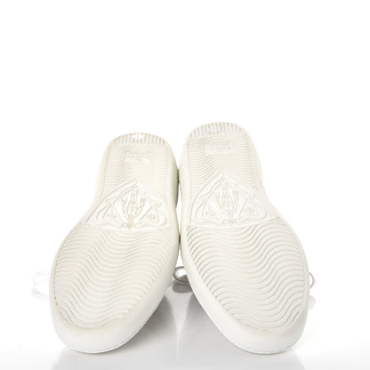 Gucci Calfskin Crocodile Web Ace Sneakers 35.5 White Green 5 of 9