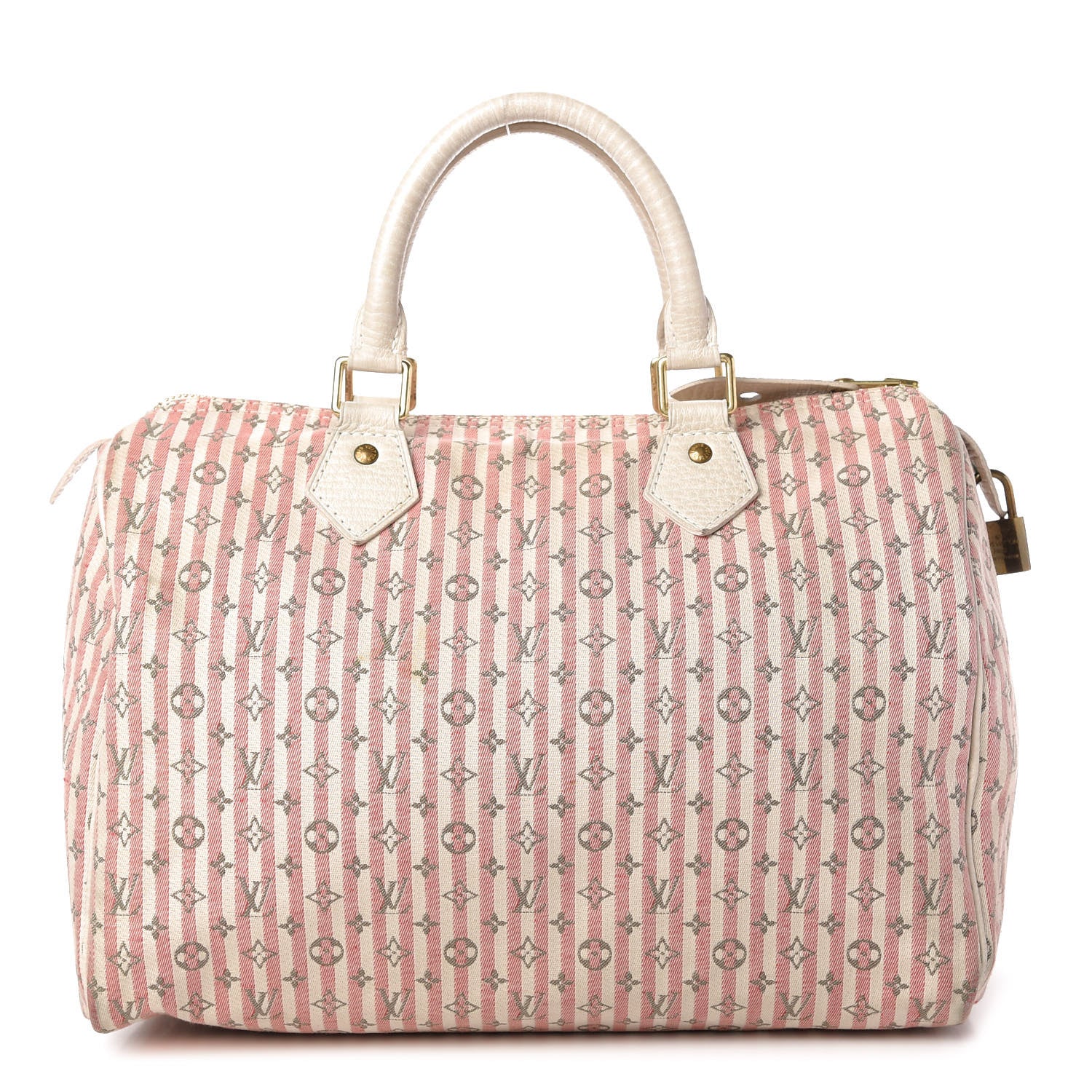 Louis Vuitton Mini Lin Croisette Speedy 30 Rouge 1 of 11