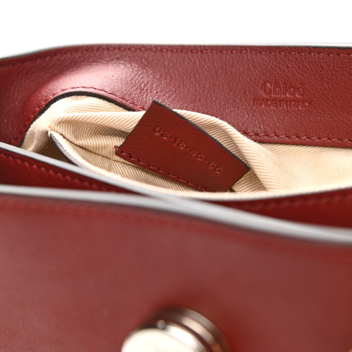 Chloe Calfskin Mini Faye Day Shoulder Bag Sienna Red 7 of 8