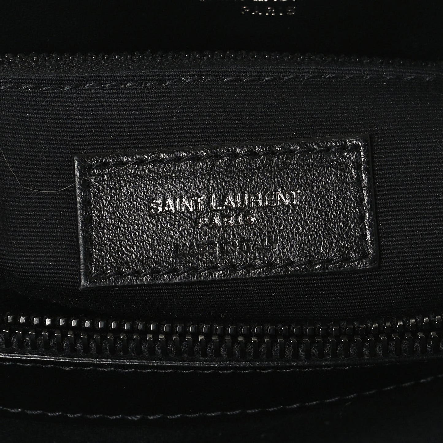 Calfskin Y Quilted Monogram Medium Loulou Chain Satchel Black