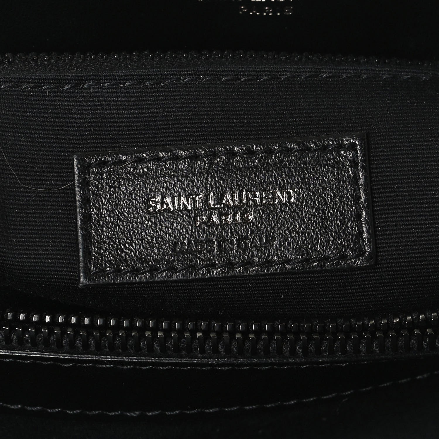 Saint Laurent Calfskin Y Quilted Monogram Medium Loulou Chain Satchel Black 7 of 14