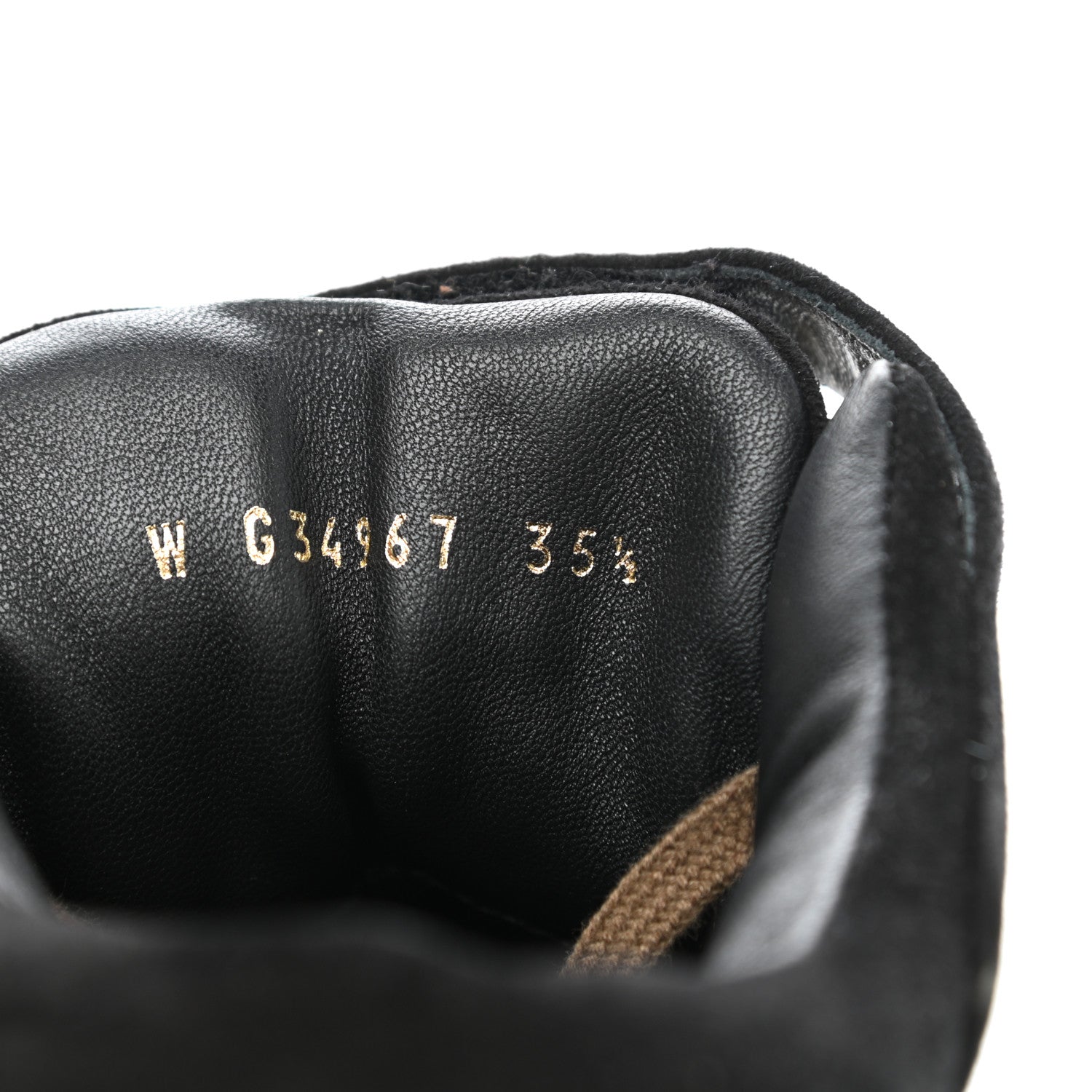 Chanel Suede Logo Strap Sneakers 35.5 Brown 8 of 9