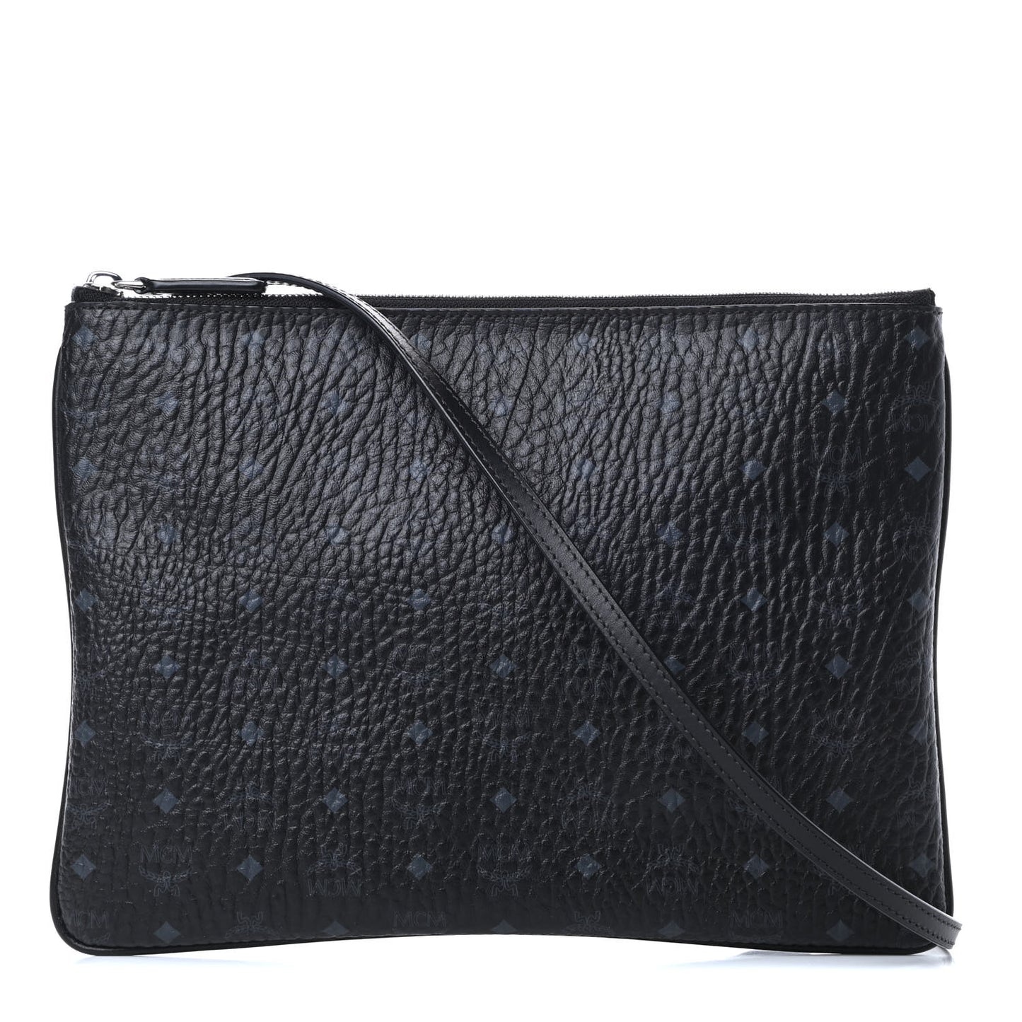 Visetos Medium Crossbody Pouch Black