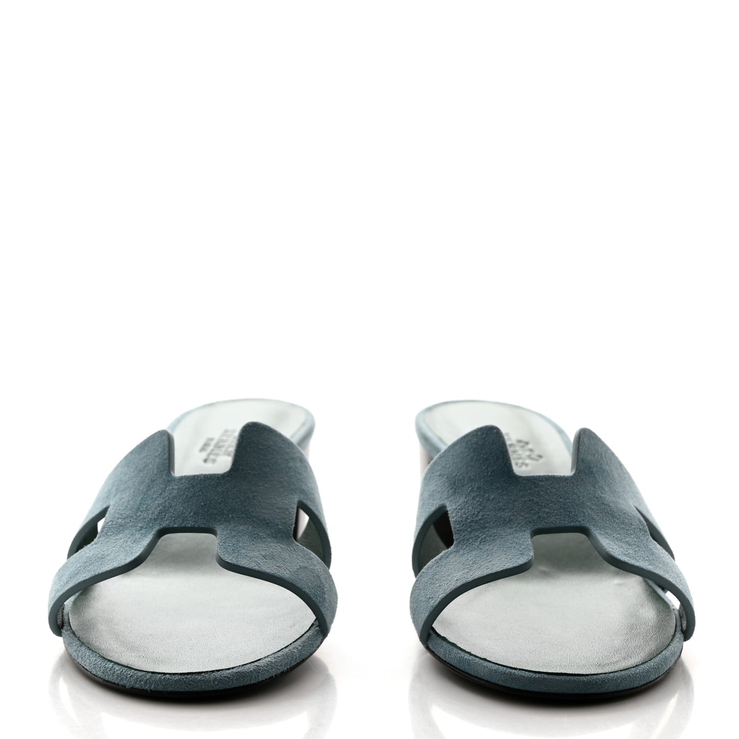 Suede Goatskin Oasis Sandals 39 Vert D'eau Vert Anglais