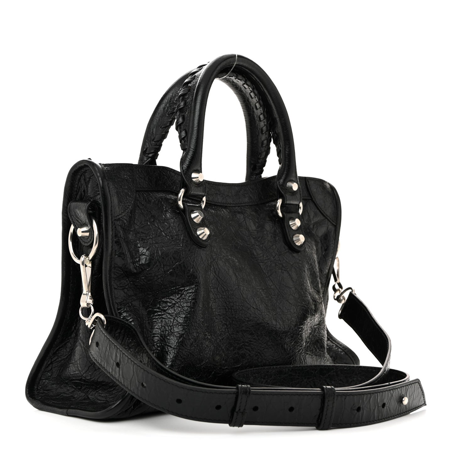 Agneau Arena Silver Hardware Small Le City Black