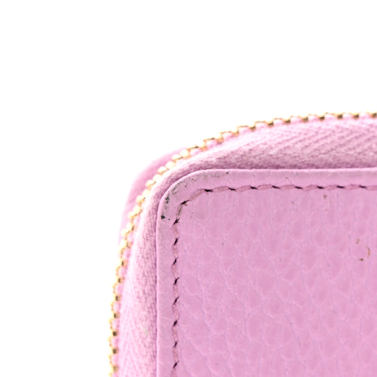 Dollar Calfskin Bosco Zip Around Key Case Malva
