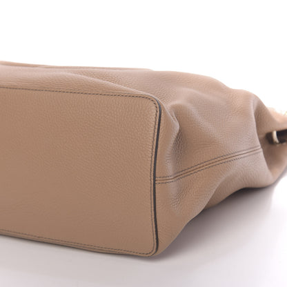 Gucci Pebbled Calfskin Large Soho Hobo Camelia 9 of 10