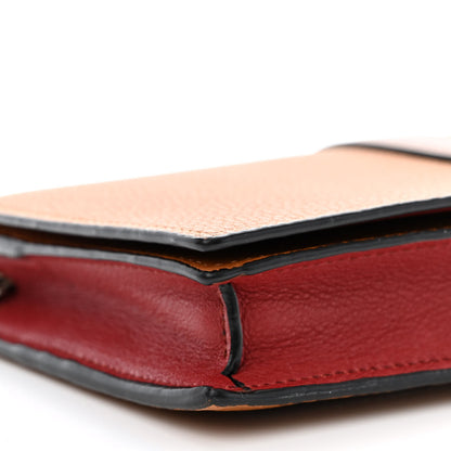 Loewe Grained Calfskin Chain Wallet Caramel Pecan 10 of 11