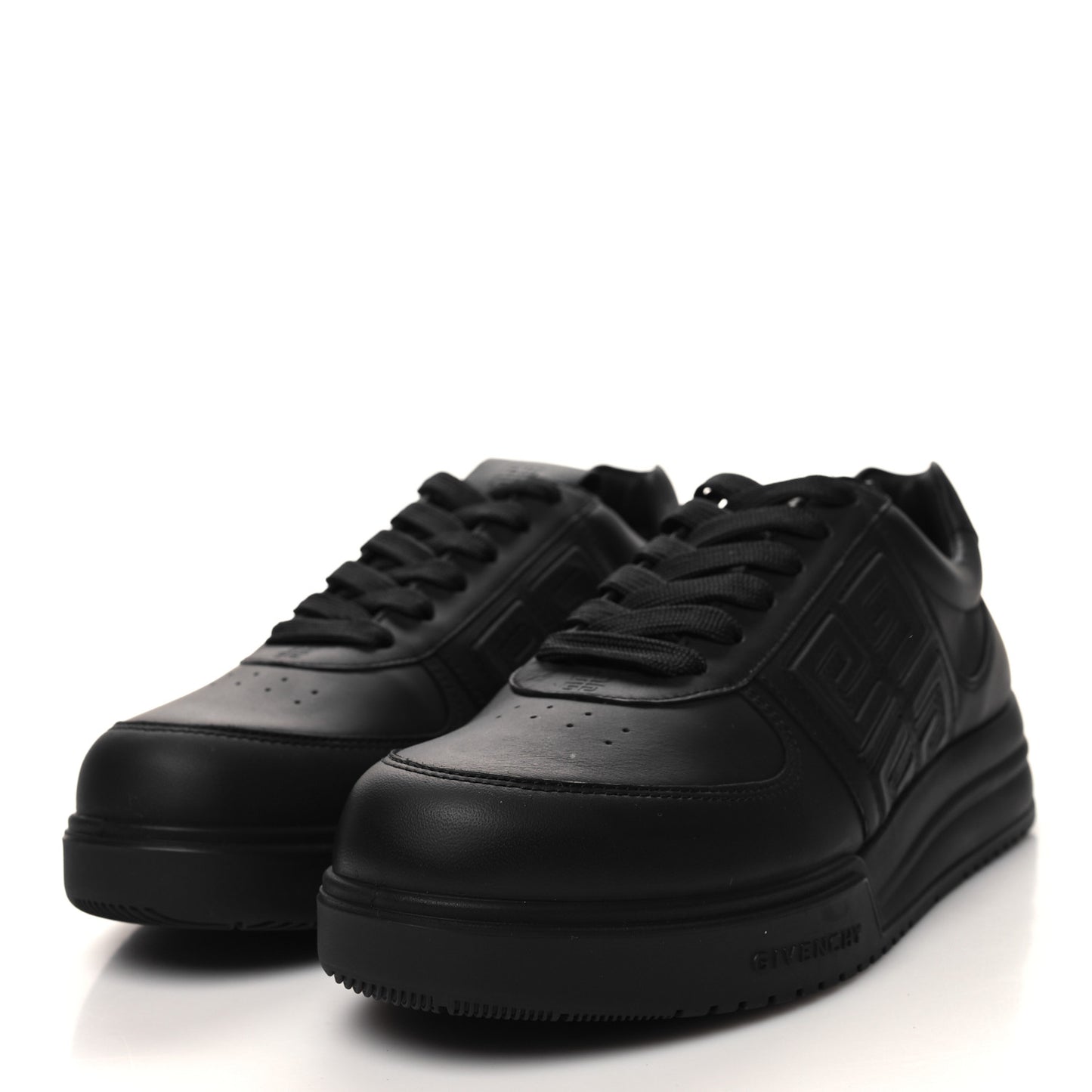 Calfskin Women G4 Low Top Sneakers 38 Black