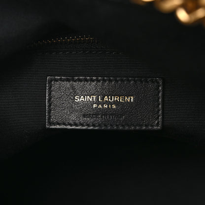 Saint Laurent Tweed Lambskin Matelasse Monogram Joe Backpack Black Rosso Multicolor 6 of 8