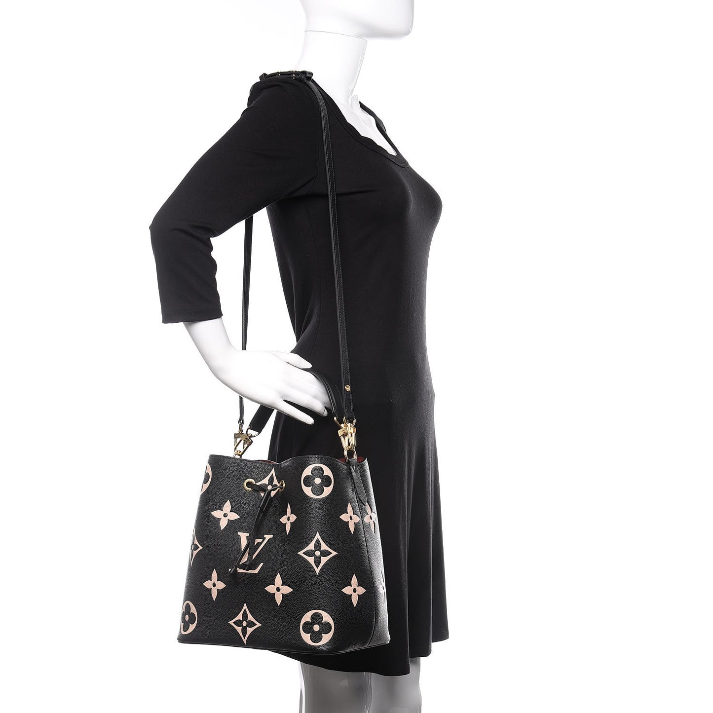 Empreinte Monogram Giant Neonoe MM Black Beige