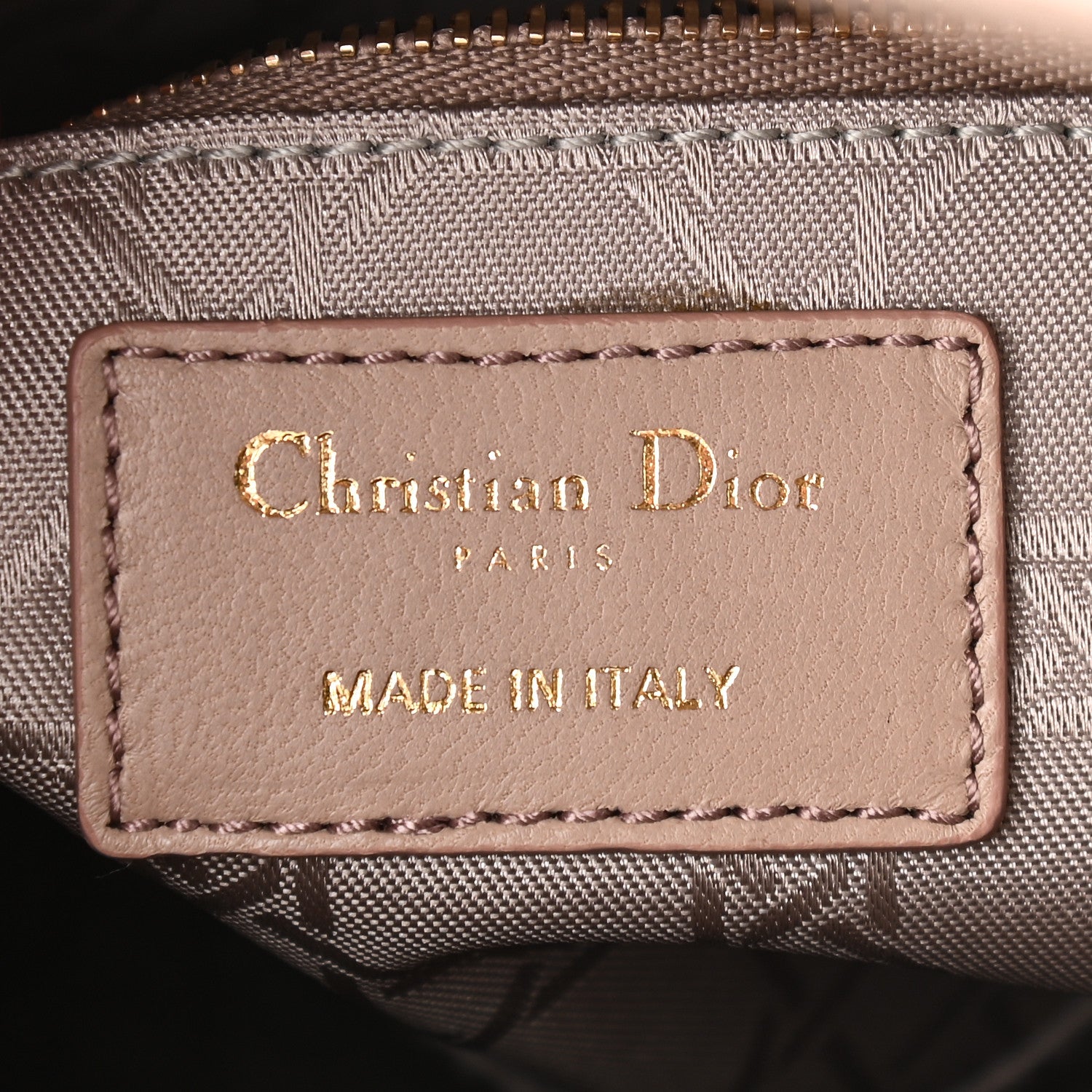 Christian Dior Lambskin Cannage Small Lucky Badges My Lady Dior Taupe 11 of 25