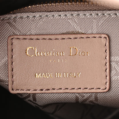 Christian Dior Lambskin Cannage Small Lucky Badges My Lady Dior Taupe 11 of 25