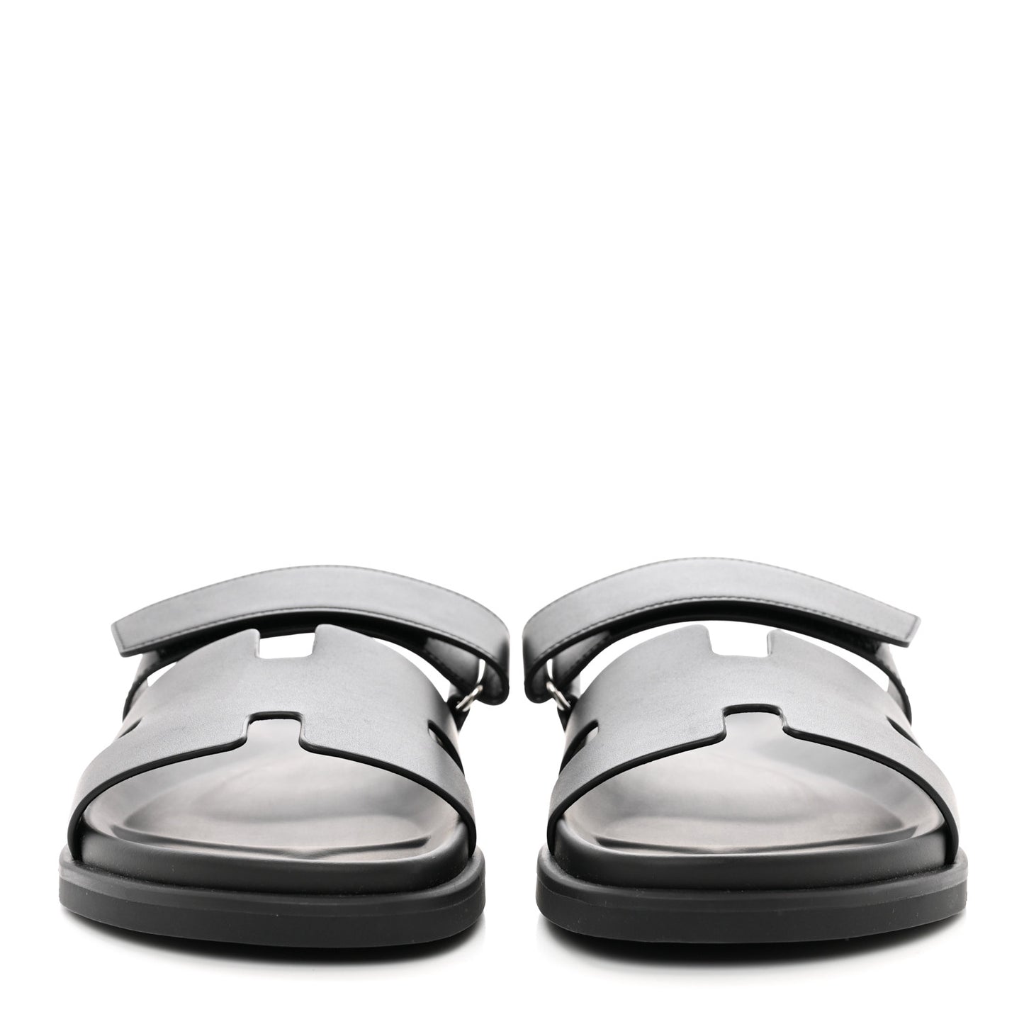 Calfskin Mens Chypre Sandals 42.5 Black
