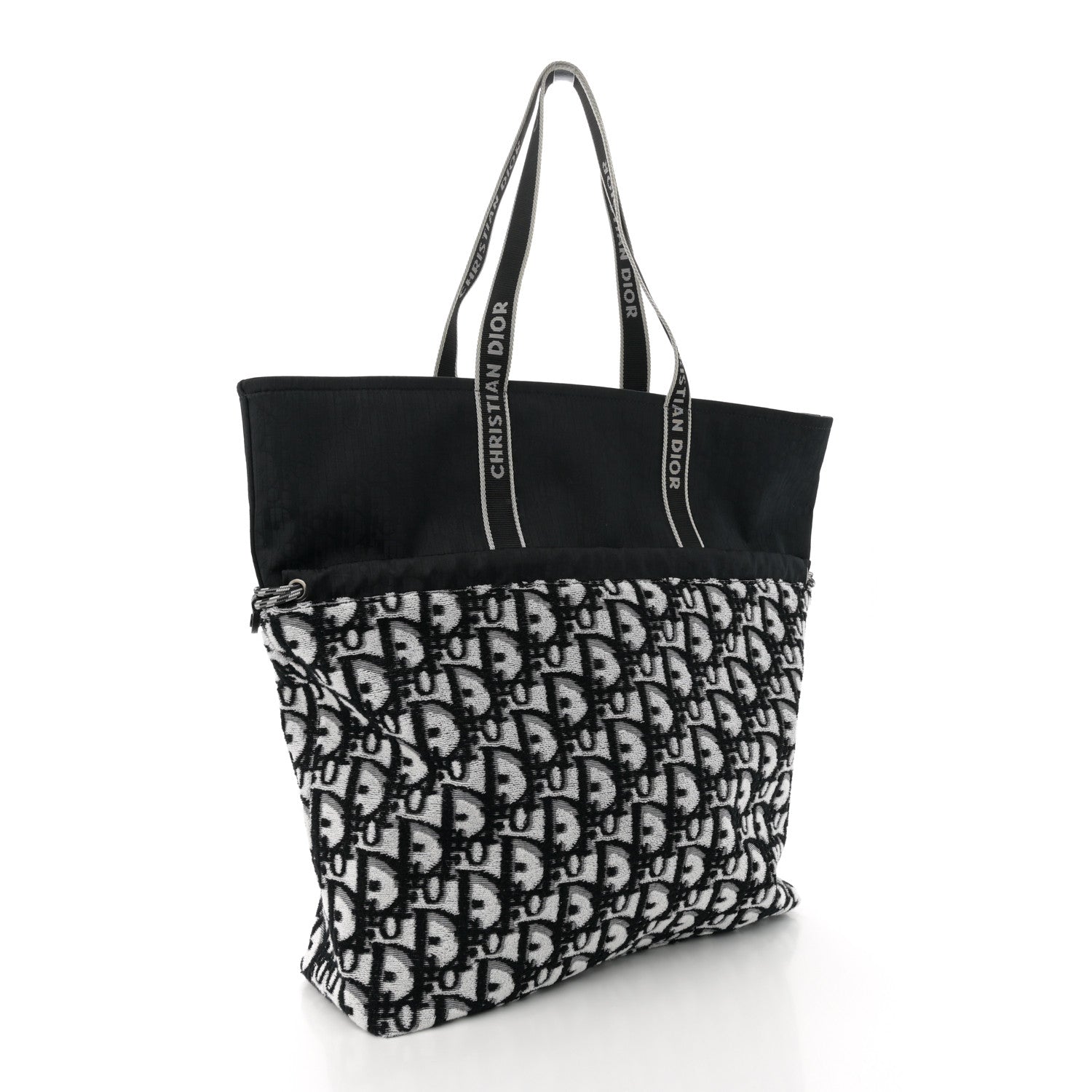 Christian Dior Terry Oblique Reversible Bag Black 3 of 10