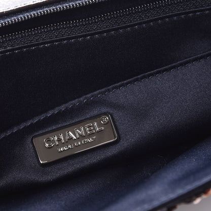 Chanel Sequin Medium Single Flap Bronze Black 6 of 9