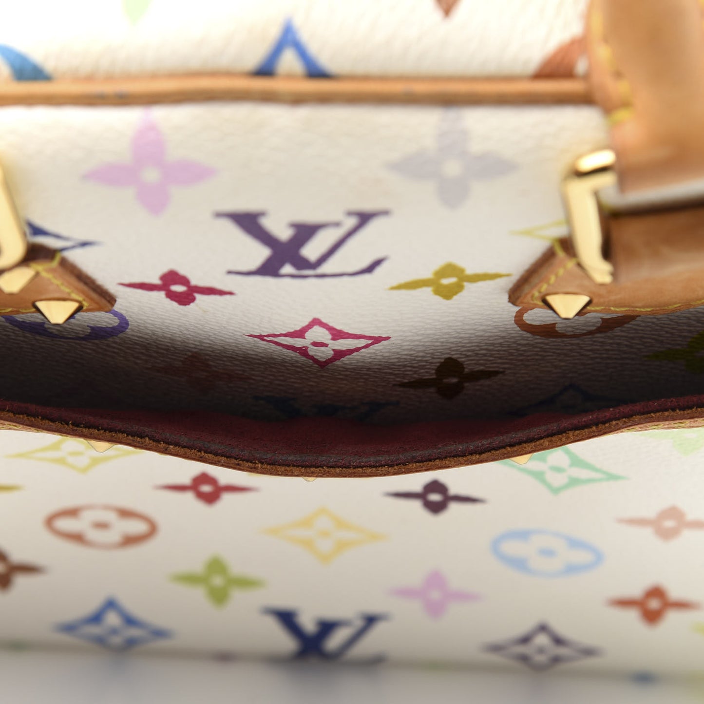 Monogram Multicolor Trouville White