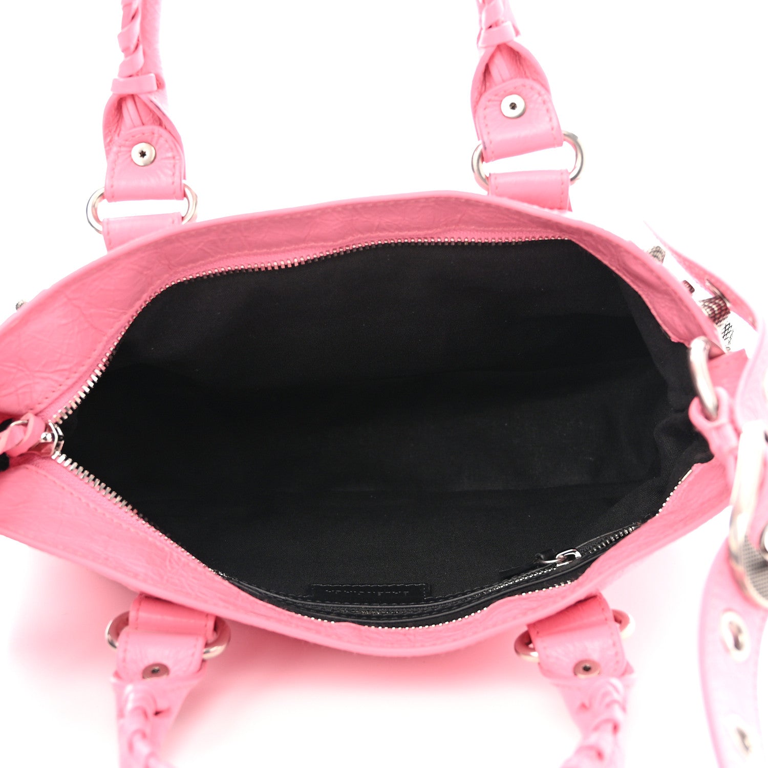Balenciaga Agneau Arena Neo Cagole Handbag Midi Shoulder Bag Candy Pink 5 of 10