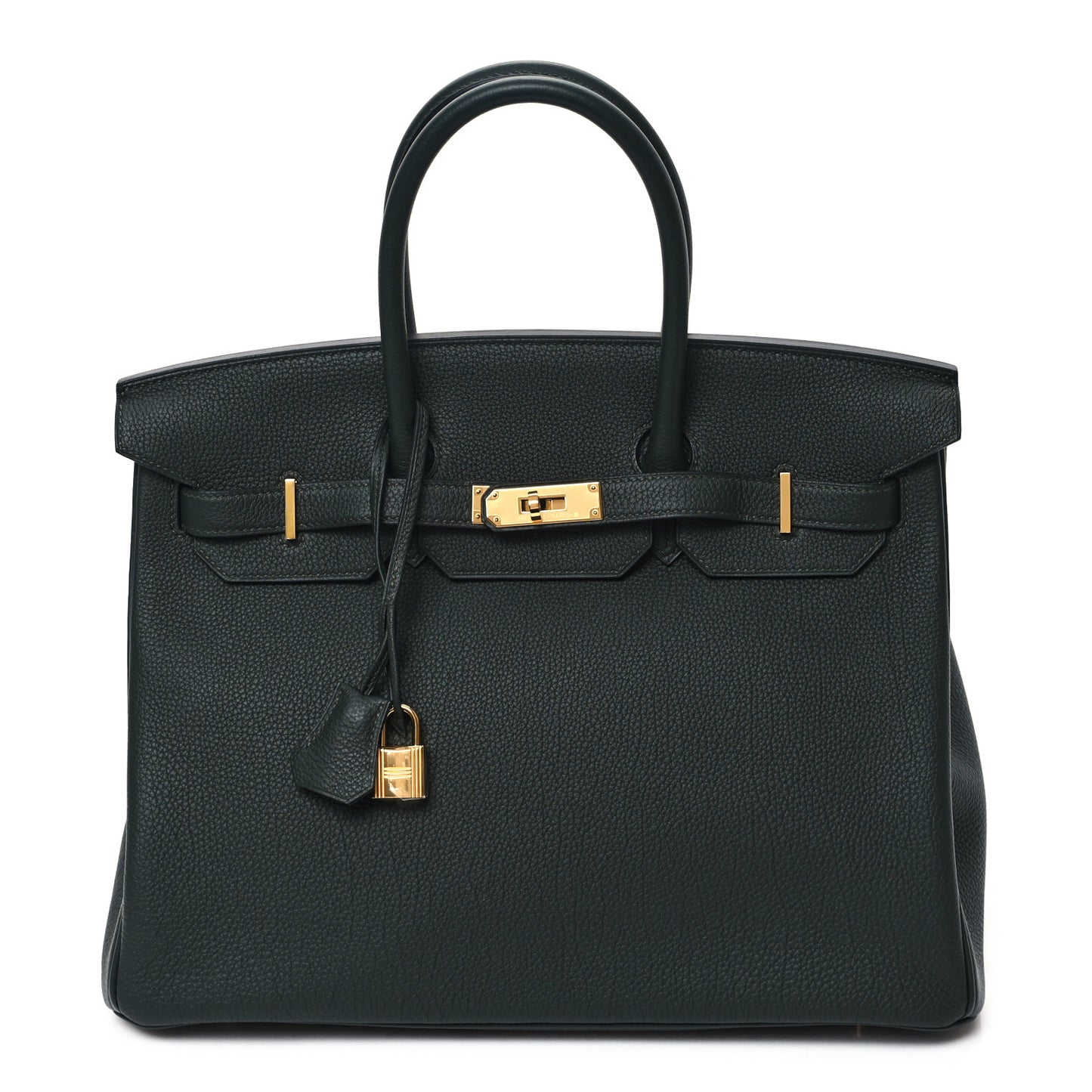 Togo Birkin 35 Vert Fonce