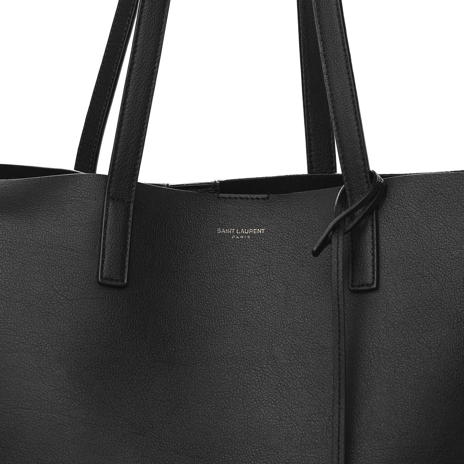 Saint Laurent Calfskin Medium Shopper Tote Black 9 of 11