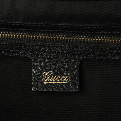 Gucci Calfskin Web Bamboo Bullet Satchel 6 of 10