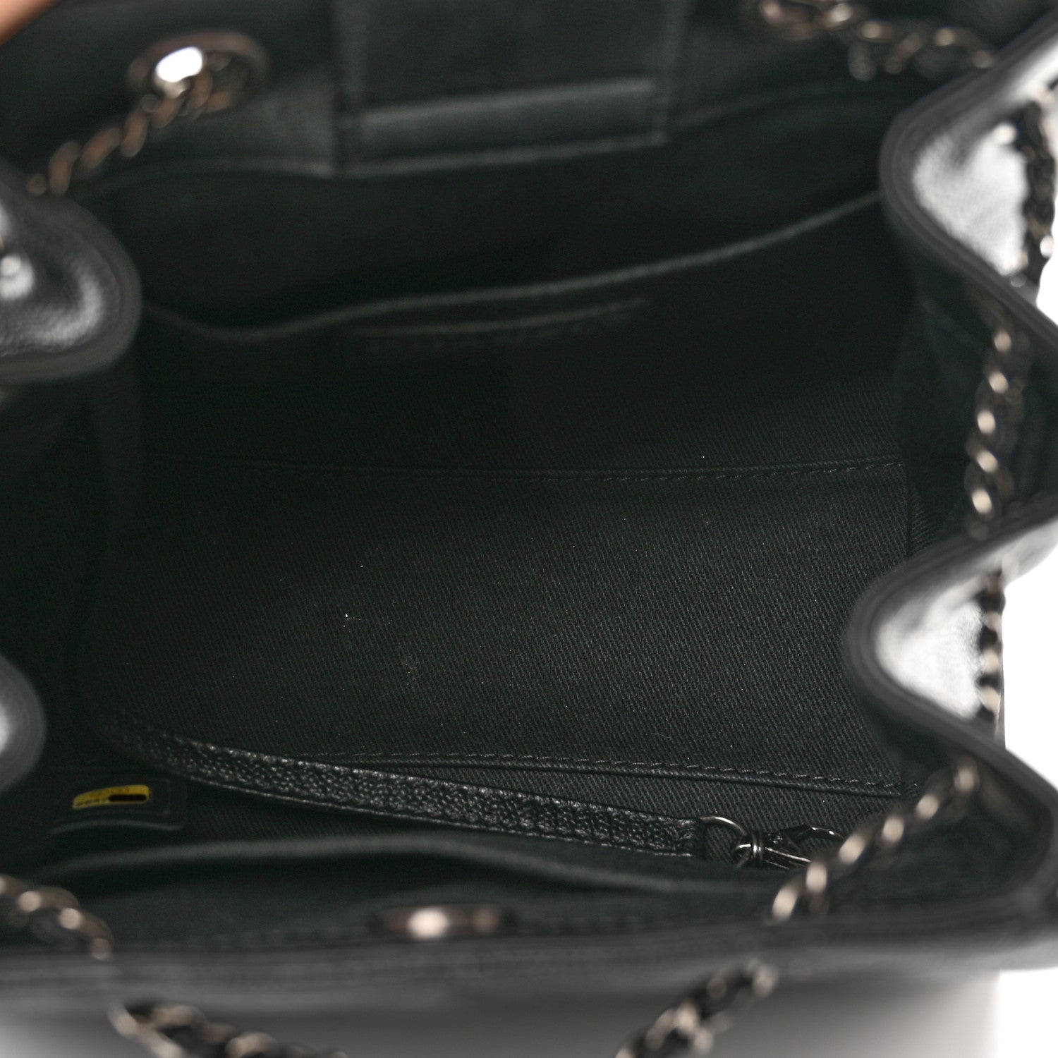 Chanel Caviar Quilted Small CC Bucket Bag Black 4 of 10