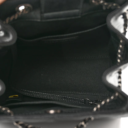 Chanel Caviar Quilted Small CC Bucket Bag Black 4 of 10