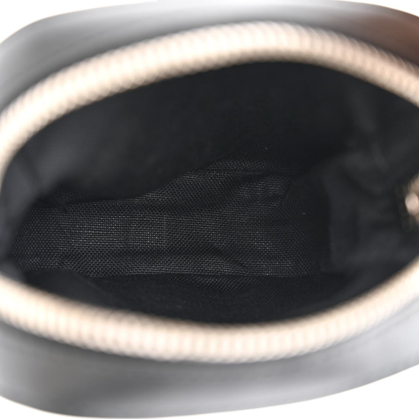 GG Supreme Monogram Appia Calfskin Web Small Camera Messenger Bag Black Grey