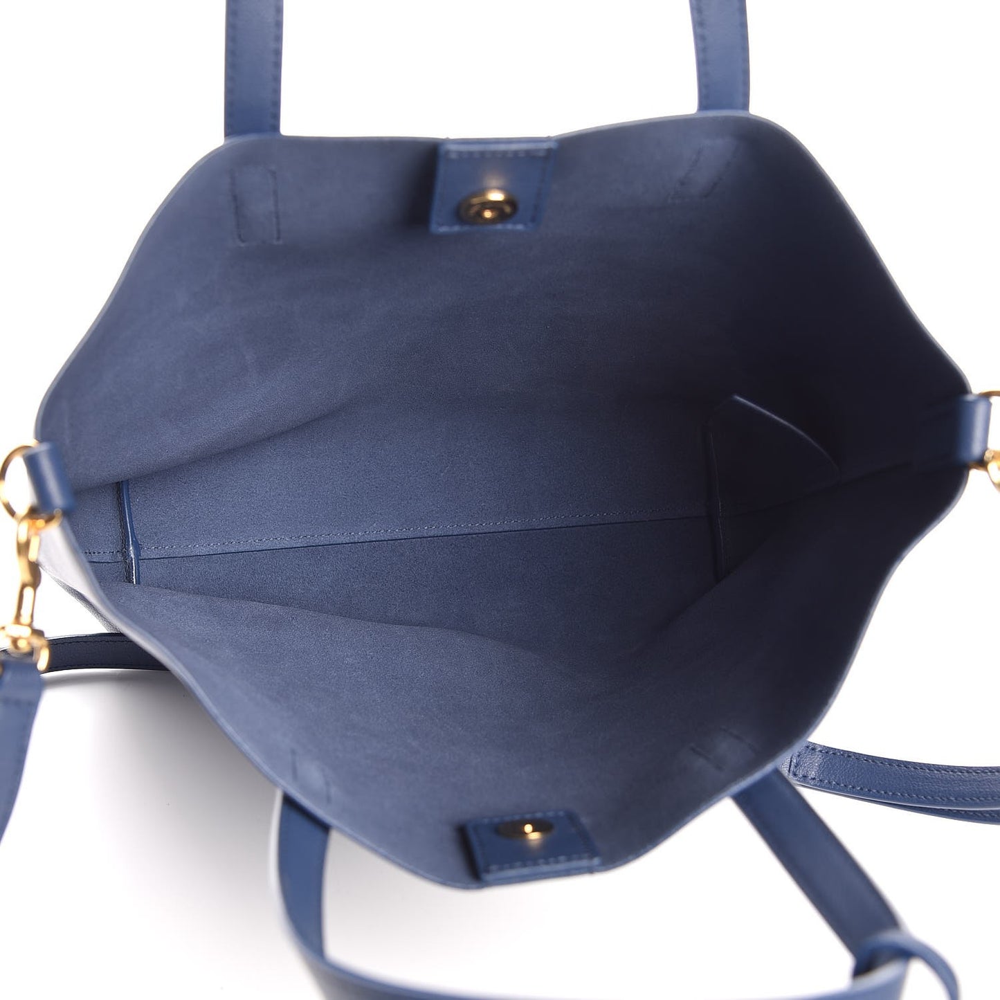 Calfskin Toy Shopping Tote Denim