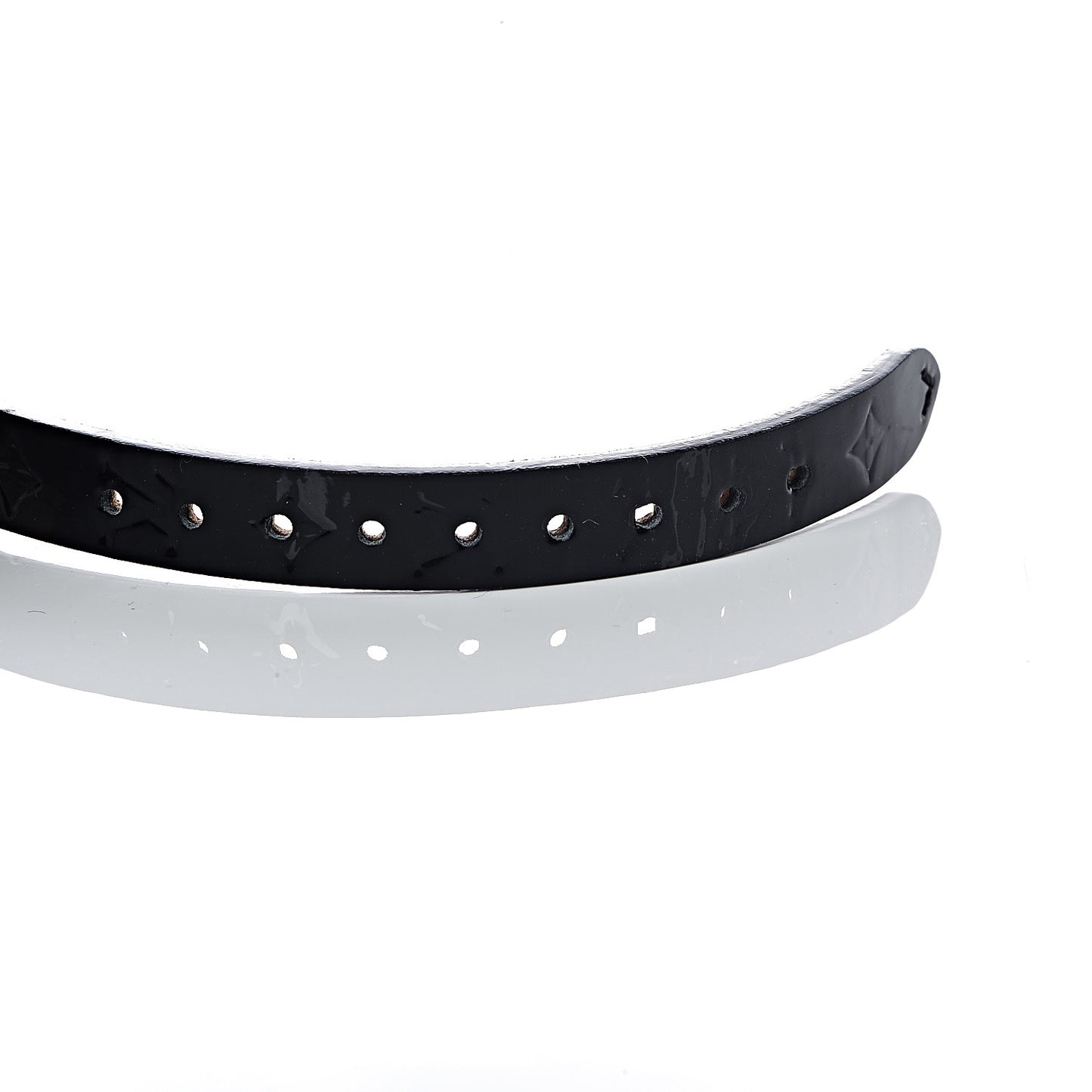 Stainless Steel Vernis 22mm Tambour Bijou Secret Quartz Watch Black