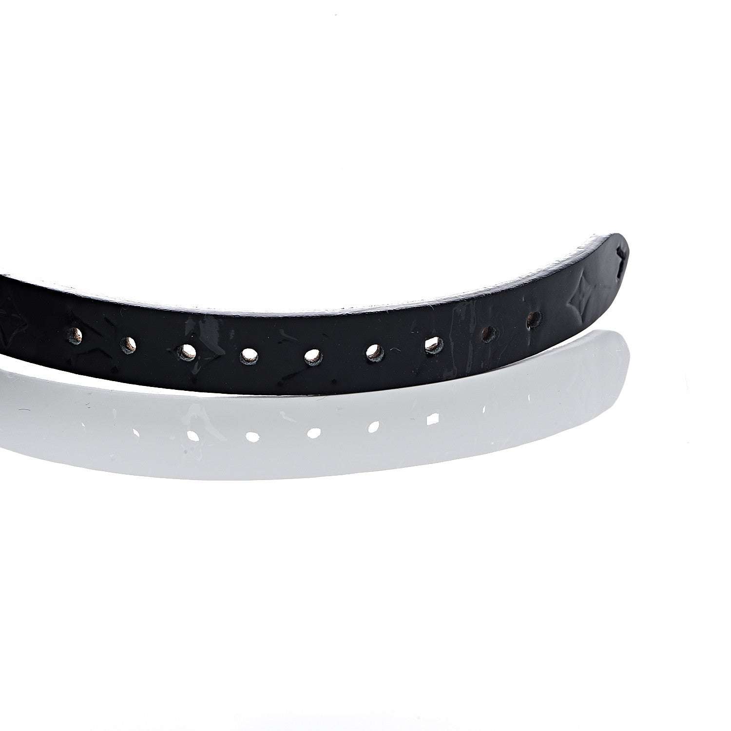 Louis Vuitton Stainless Steel Vernis 22mm Tambour Bijou Secret Quartz Watch Black 11 of 13