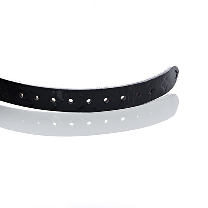 Louis Vuitton Stainless Steel Vernis 22mm Tambour Bijou Secret Quartz Watch Black 11 of 13