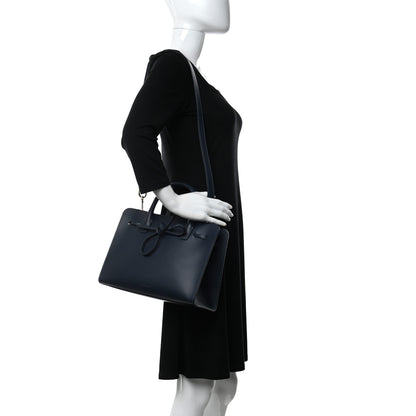 Mansur Gavriel Calfskin Mini Sun Bag Blu 2 of 19